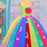 Bffs Rainbow Tulle Dress
