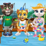 Cats Go Fishing