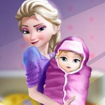 Elsa Baby Birth Caring