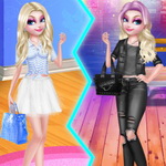 Elsa Sweet VS Cool Style