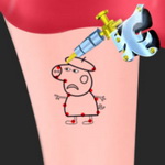 Peppa Pig Tattoo Design