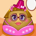 Pou Girl Dress Up