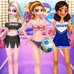 Princess Football Girl
