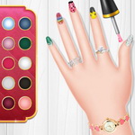 Princess Spring Nail Design