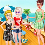 Princesses Summer Seaside Vacation