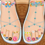 Rapunzel Pedicure Toes