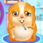 Sofia Care Her Pet Hamster